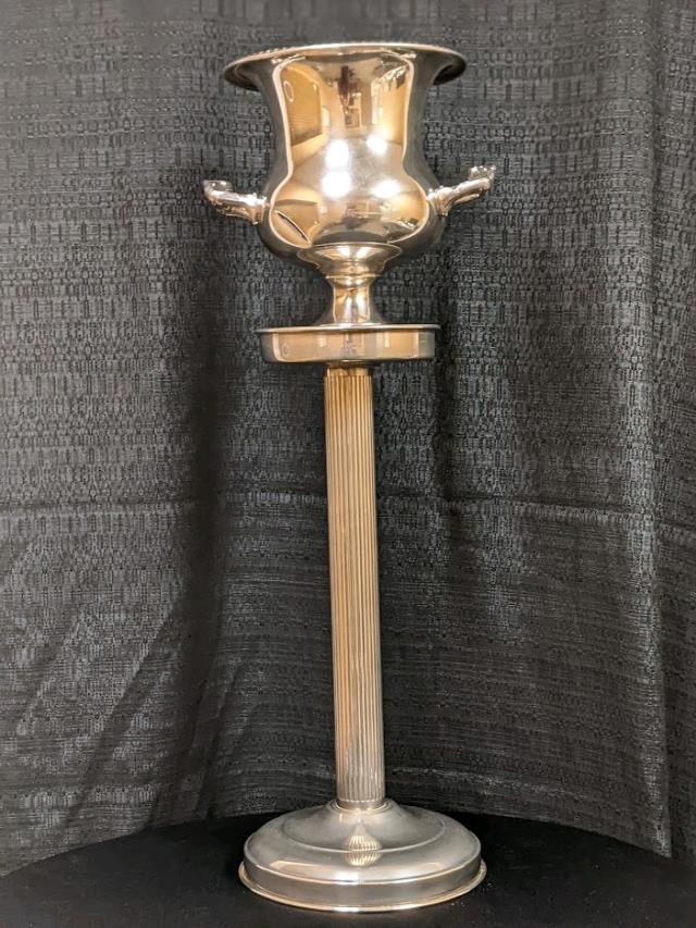 Rental store for SILVER CHAMPAGNE BUCKET W STAND in Longview TX