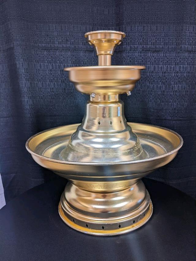 Rental store for 5 GALLON GOLD BEVERAGE FOUNTAIN in Longview TX