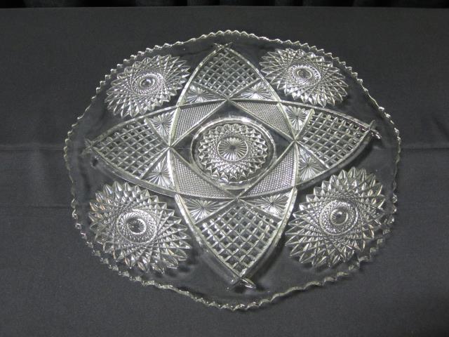 Rental store for 20  STAR CUT GLASS TRAY in Longview TX