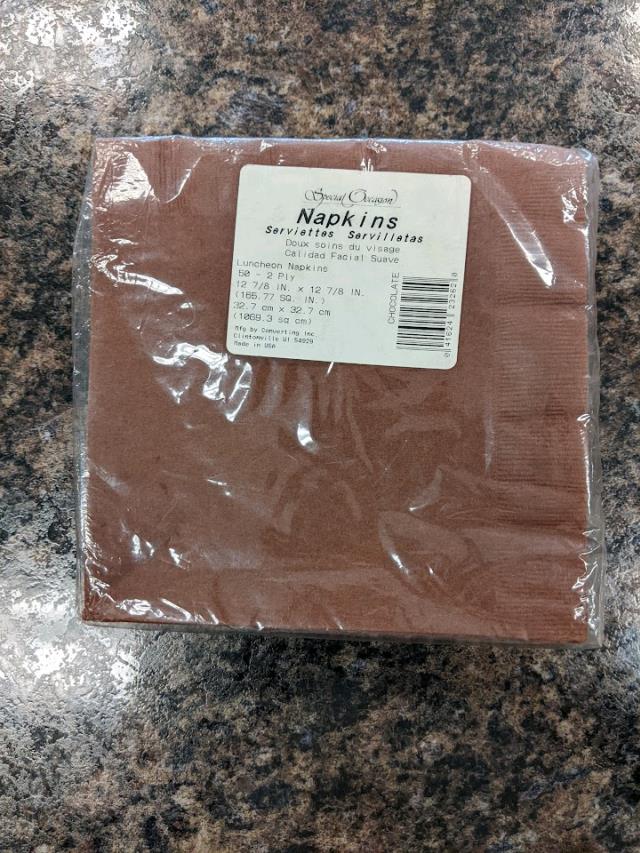 Rental store for CHOCOLATE LUNCHEON NAPKIN in Longview TX