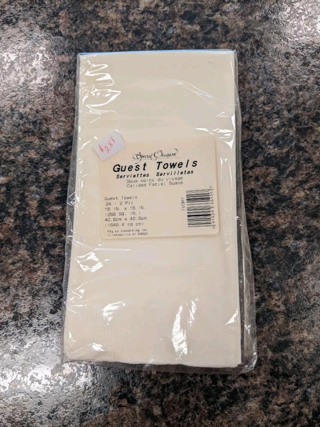 Rental store for IVORY GUEST TOWEL NAPKIN in Longview TX