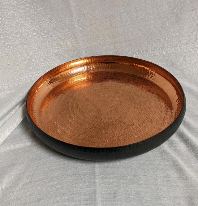 Rental store for 14  ROUND HAMMERED COPPER TRAY in Longview TX
