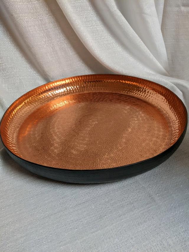 Rental store for 17  ROUND HAMMERED COPPER TRAY in Longview TX