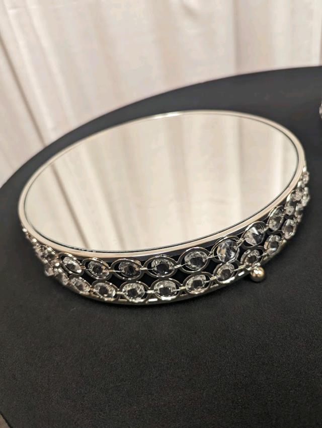 Rental store for 11 1 2  ROUND RHINESTONE CAKE STAND in Longview TX