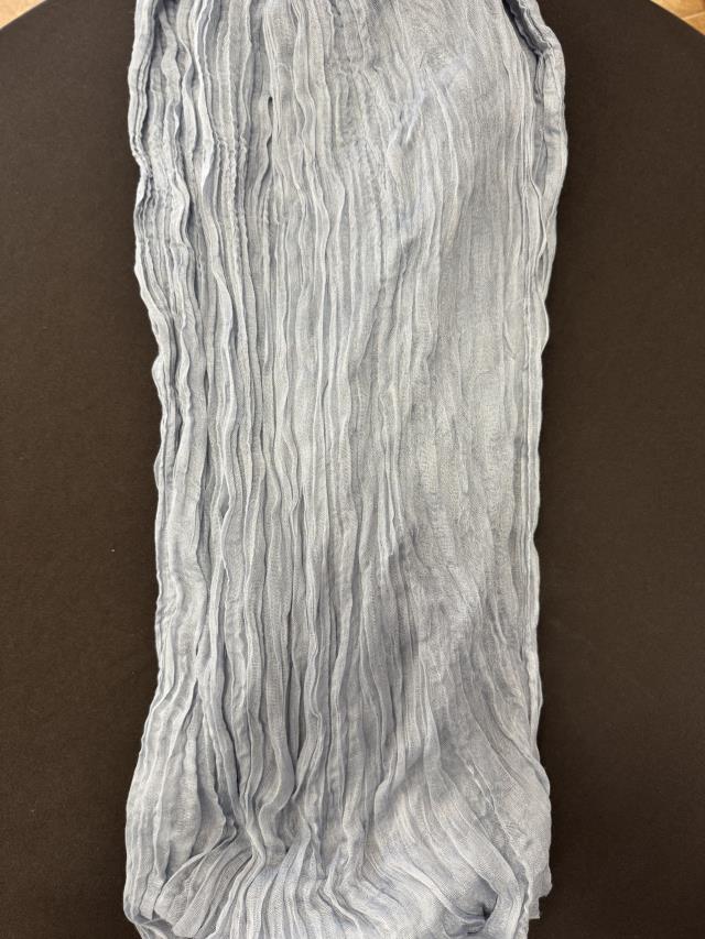 Rental store for DUSTY BLUE CHEESECLOTH TABLERUNNER in Longview TX